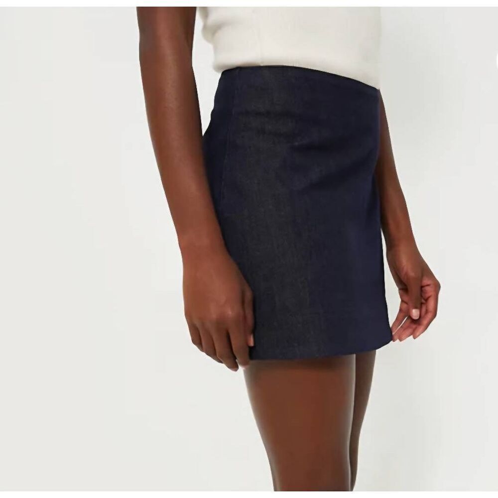 NWT Tuckernuck Navy Denim Taryn Mini Skirt sz XS